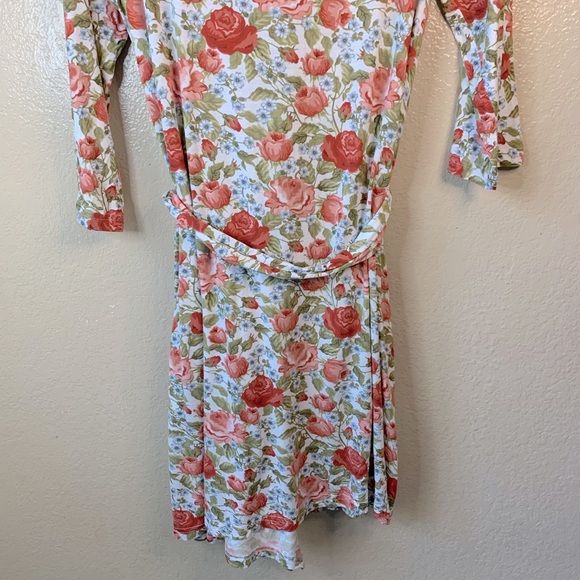 Posh Peanut Alma Maternity Postpartum Bamboo Renia Floral Robe Size L/XL - Picture 9 of 10